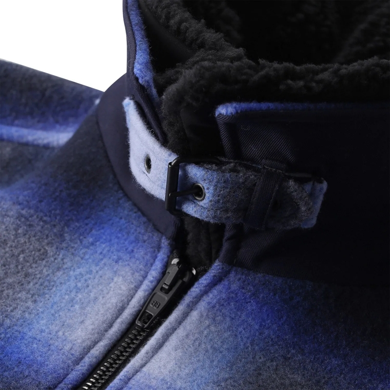 Balenciaga Jacke Jacke aus Wolle blau(Image 5)