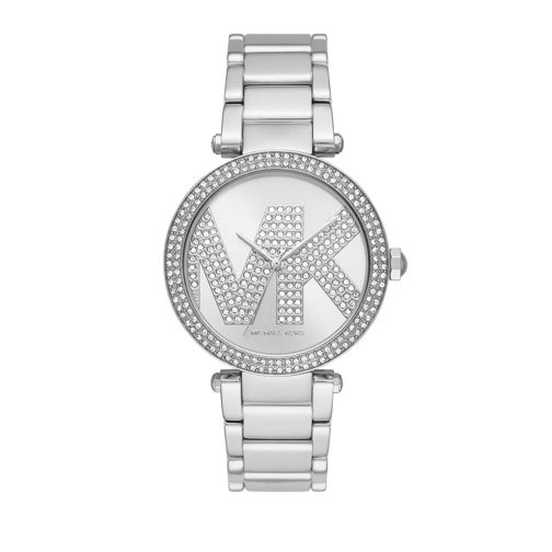 Michael Kors Women's Parker Three-Hand Stainless Steel Watch Silver Dresswatch