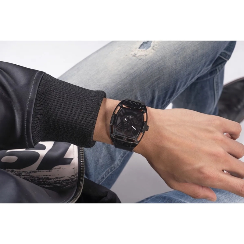 Guess Quarzuhr Quarz-Analoguhr Legend schwarz(Image 3)