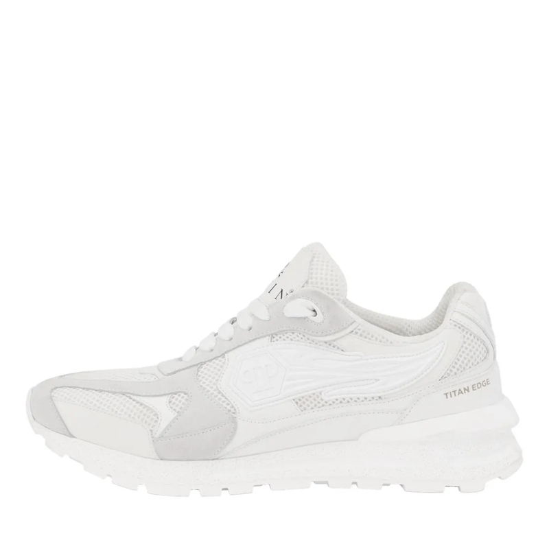 Philipp Plein Low-Top-Sneaker Mit diesen Predator-Sneakern in Lo-Top-Form aus ge weiss