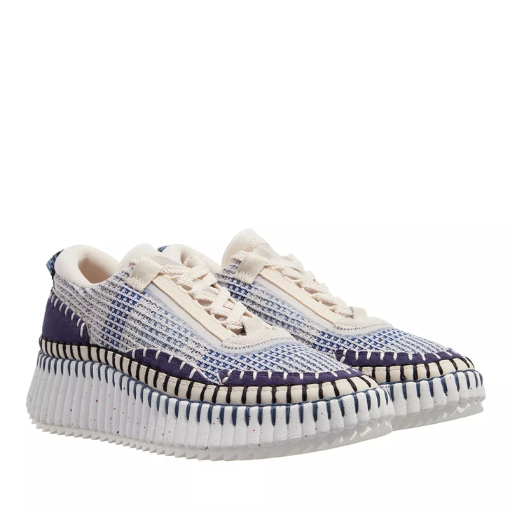 Chloe Nama Sneakers White Multicolor Low Top Sneaker