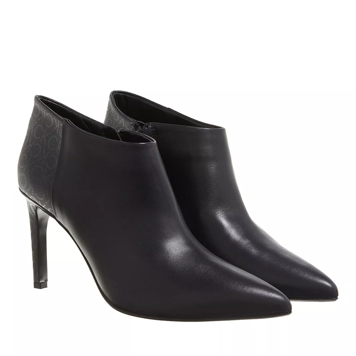 Black bootie hot sale pumps