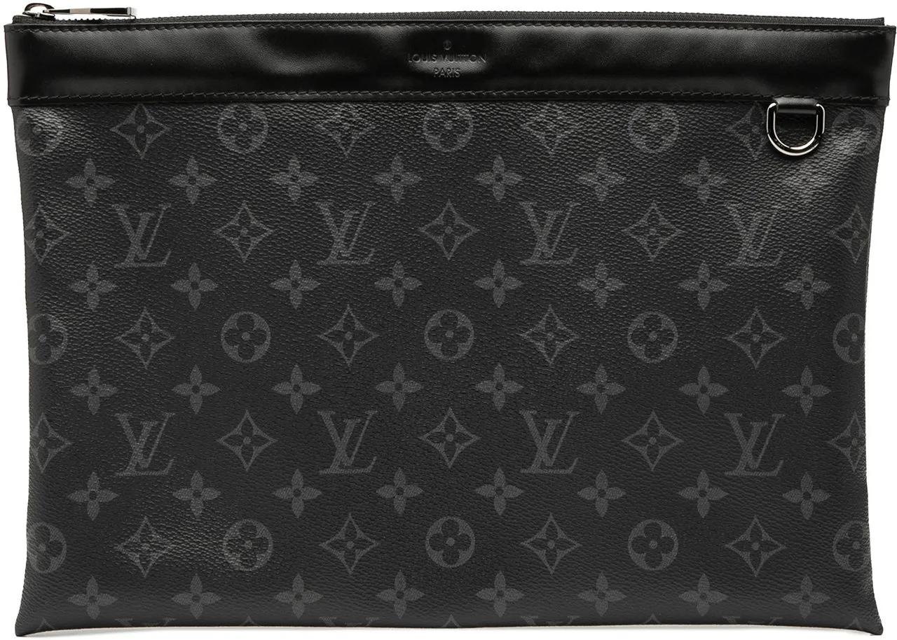 Louis Vuitton Clutches - Monogram Eclipse Discovery Pochette GM - Gr. unisize - in Schwarz - für Damen