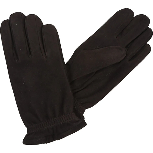 Orciani Handschuh Suede Gloves Brown schwarz