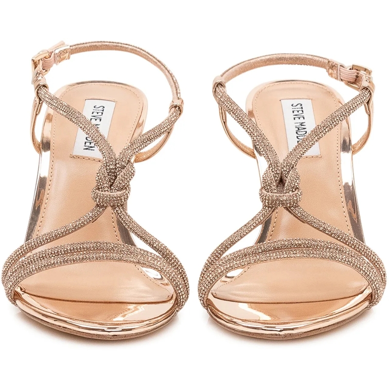 Steve Madden Sandalen Sandali Regale con Tacco Alto e Cinturino gold(Image 2)