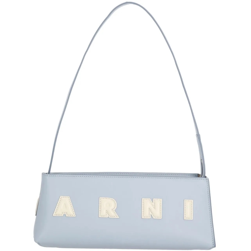 Marni Schultertasche Bags Celeste hellblau