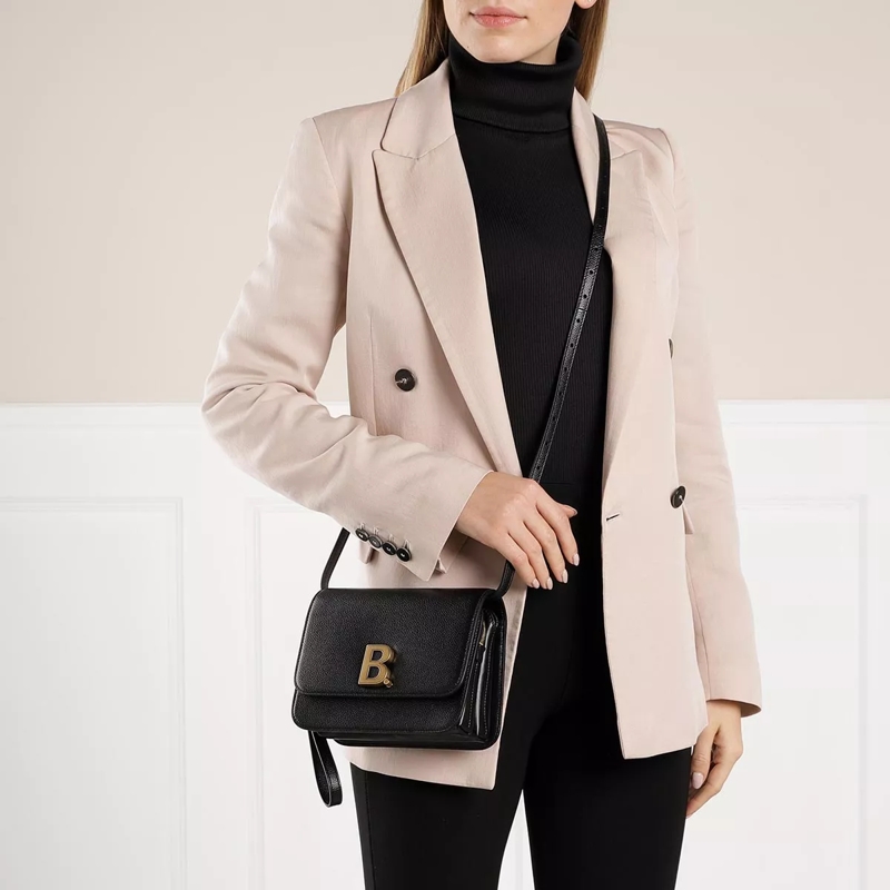 Balenciaga Crossbody Bag Small B. Crossbody Bag Leather Black(Image 2)