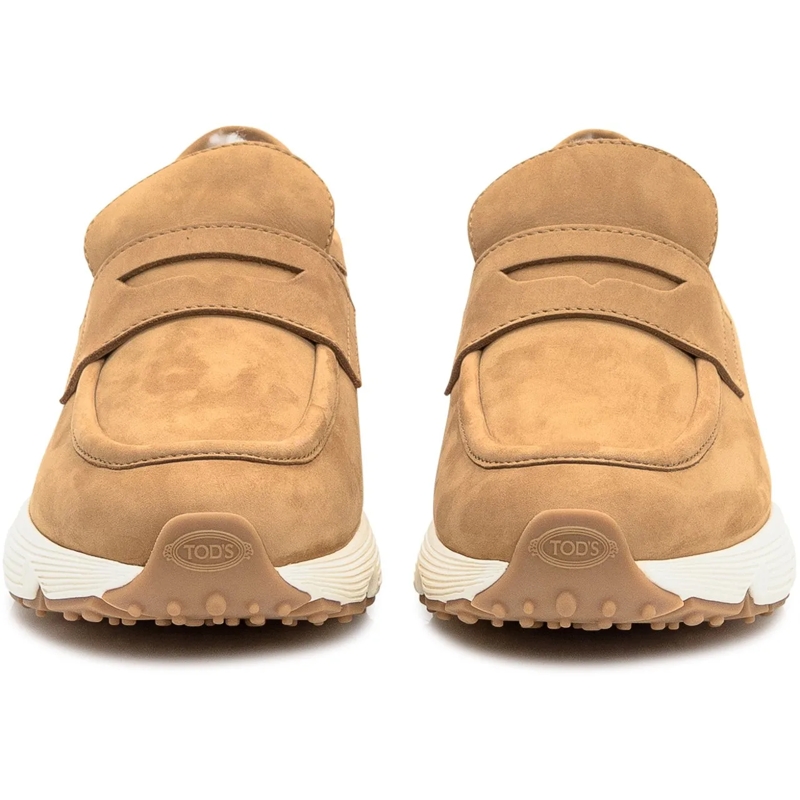 Tod's Loafer Tod's Mocassini Camel in Pelle Scamosciata beige(Image 2)