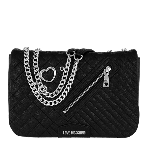 Love Moschino Quilted Shoulder Bag Nero Sac à bandoulière