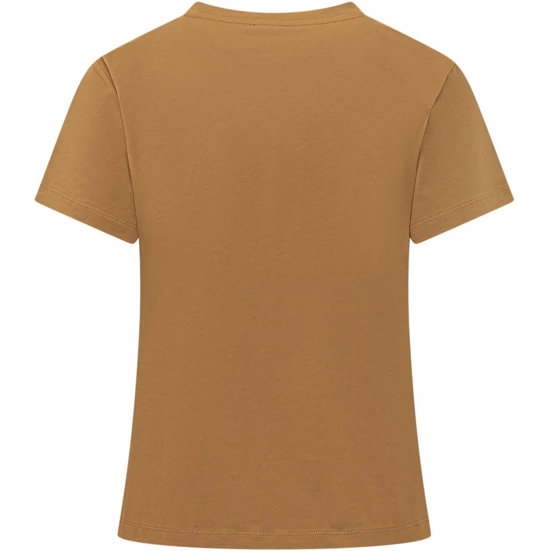 Pinko T-Shirt T-shirt con Ricamo Frontale beige(Image 2)