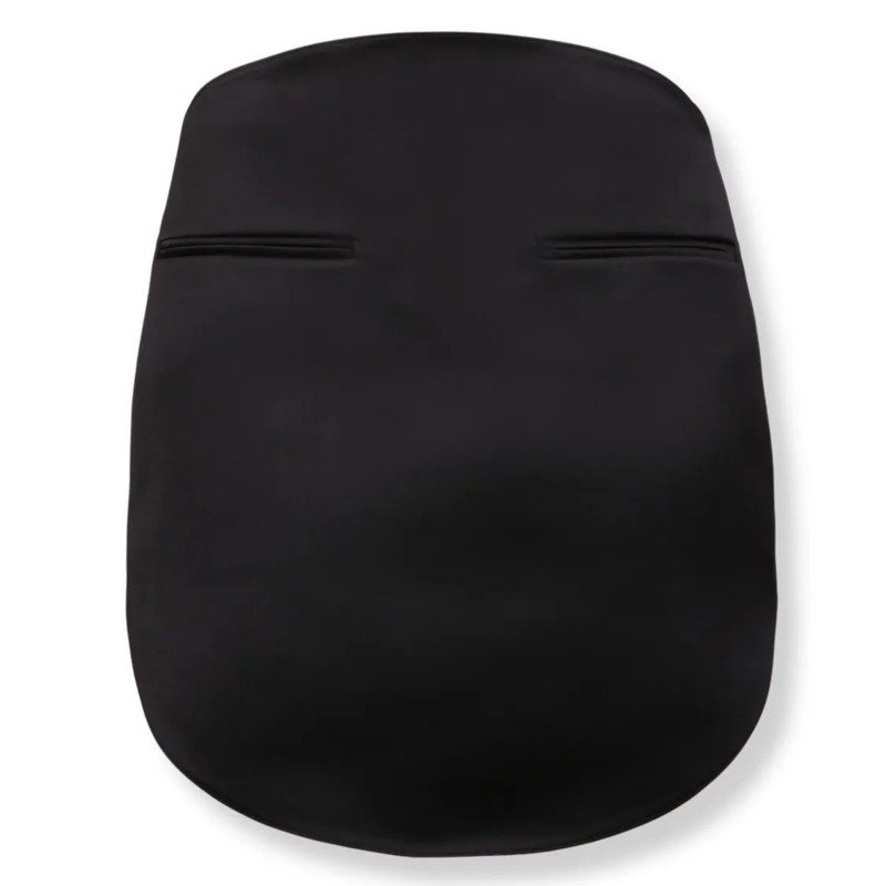 Courrèges Minirock Circle Satin Mini Skirt Black