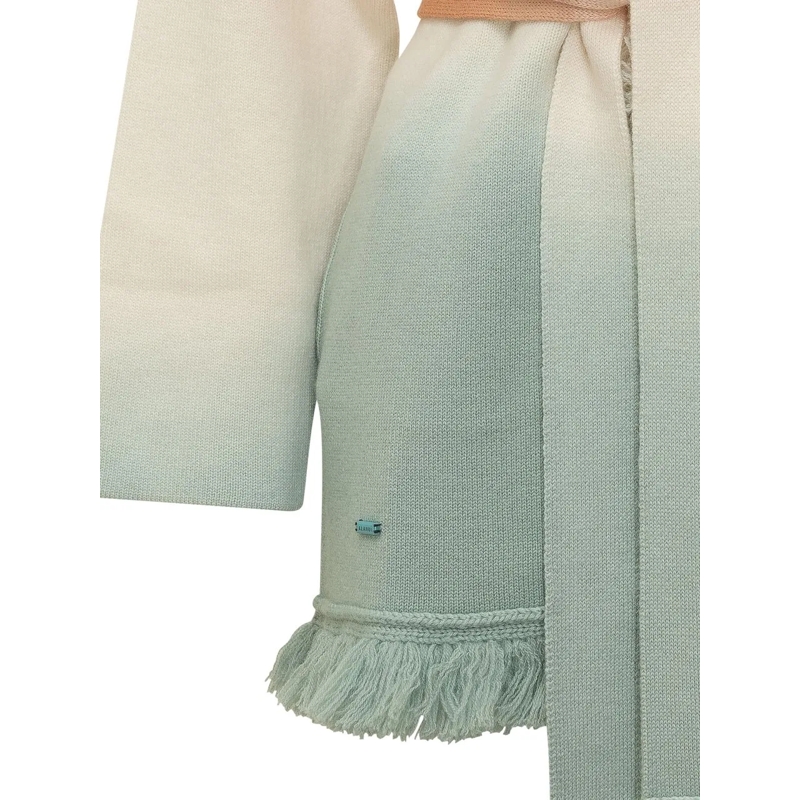Alanui  Cardigan Shades Of Shore con Cintura e Frange mehrfarbig(Image 4)