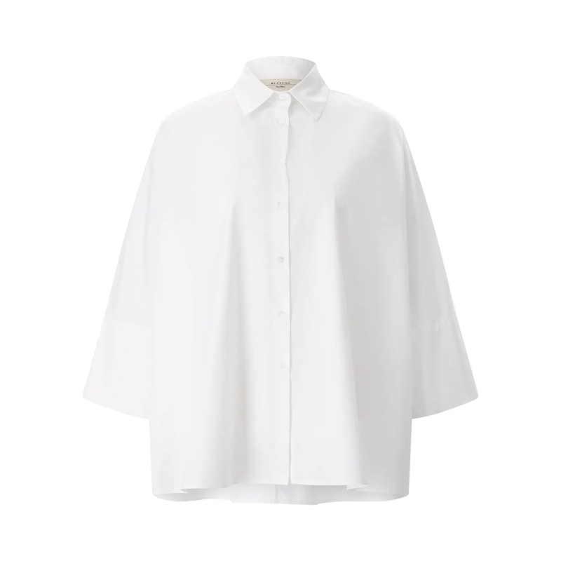 WEEKEND Max Mara Bluse Hemdbluse Hudson weiß