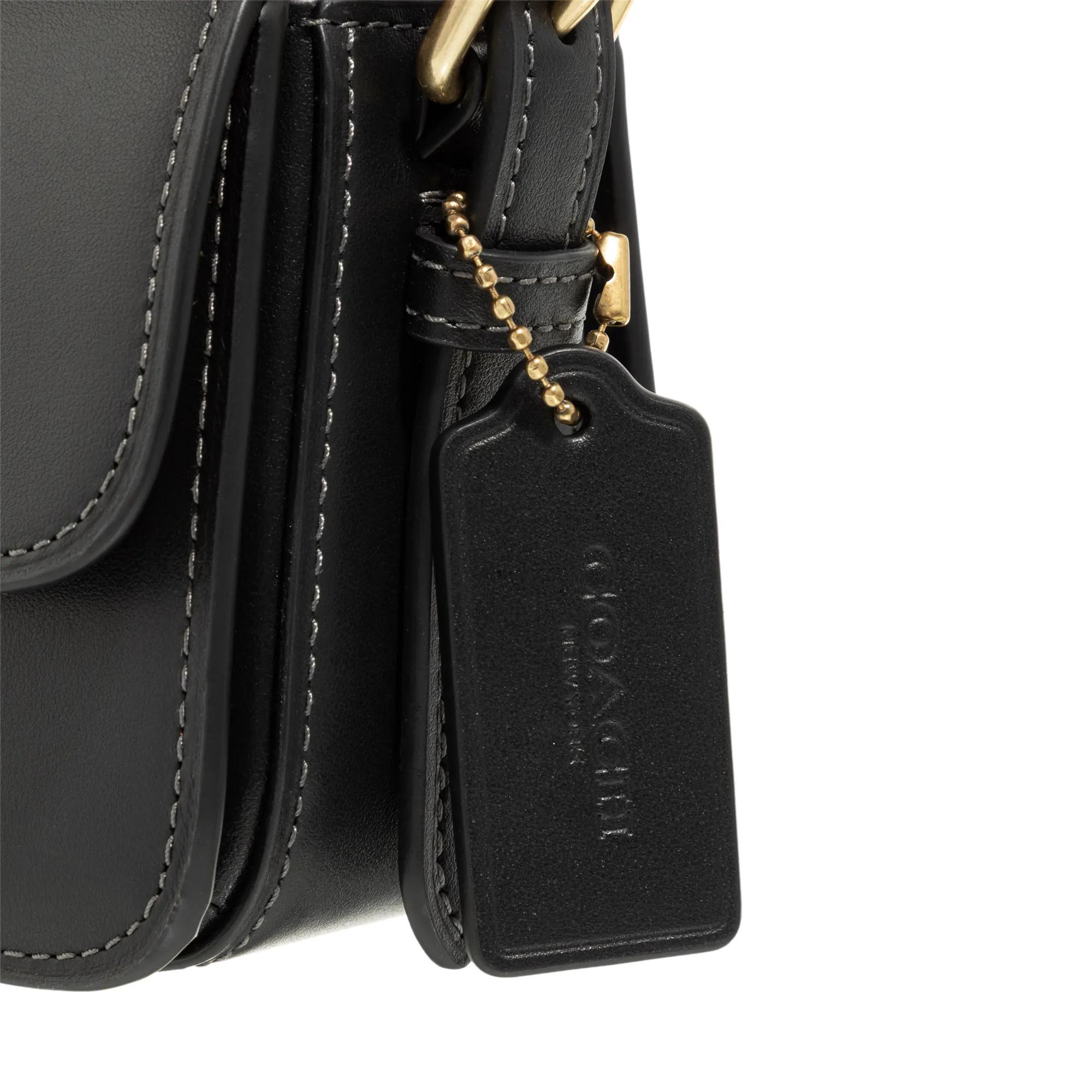 Coach Crossbody bags Refined Calf Leather Zoe Shoulder Bag in zwart