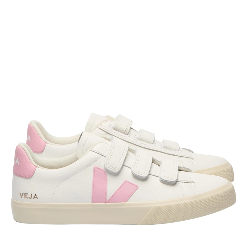 Veja Lage-top sneaker Recife Leather White Guimauve