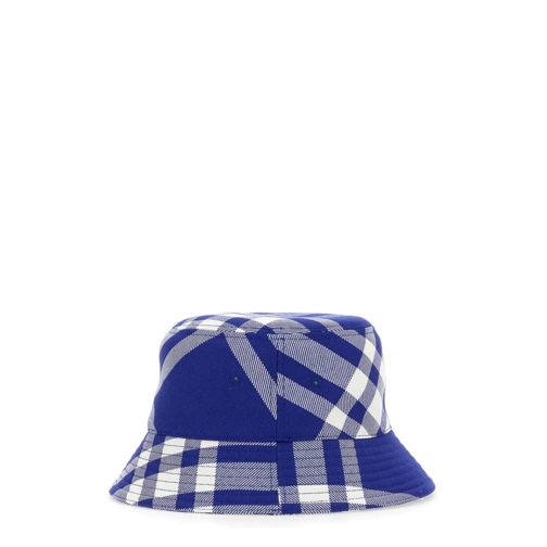 Burberry Hut Bucket Check Hat Blue (Image 6)