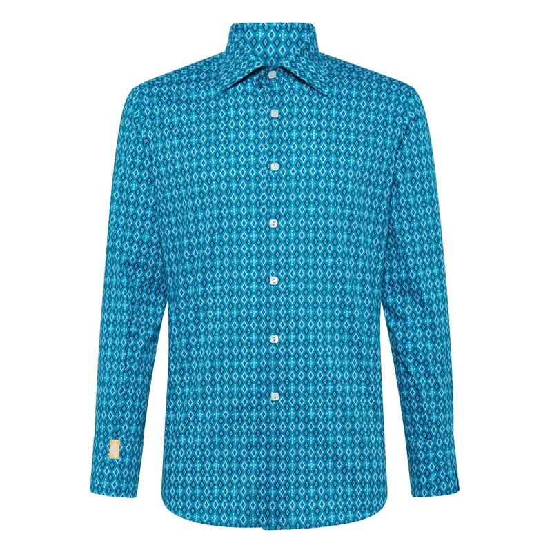BILLIONAIRE Hemd Hemd Slim Fit türkis