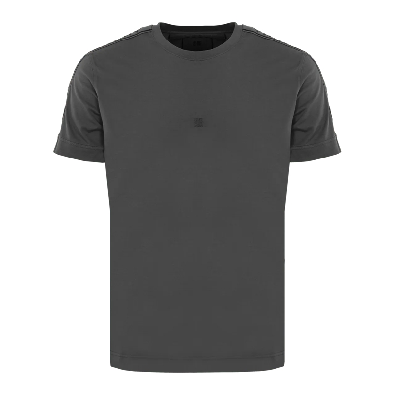 Givenchy T-shirt Heren 4G-Motif T-Shirt Grijs grau