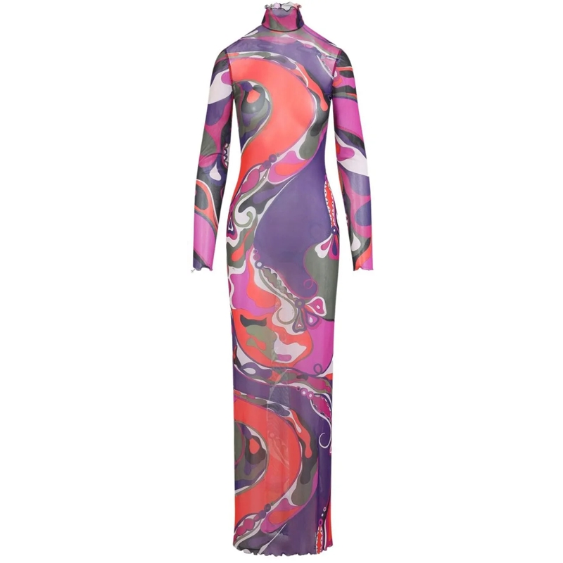 Emilio Pucci Maxikleid Dresses Multicolour mehrfarbig