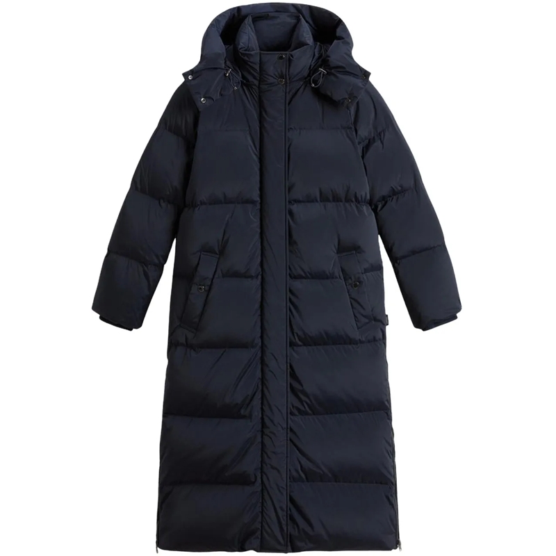 Woolrich Doudoune Dames Kelly Long Parka blau