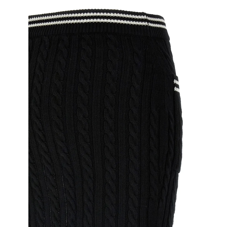 ミニスカート Alessandra Rich Braided Cotton Mini Skirt With Contrast Alessandra Rich | Skirts | Alessandra Rich Braided Cotton