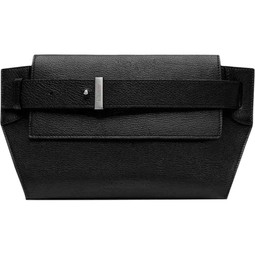 Jacquemus Postbodetas Capri Messenger Shoulder Bag schwarz