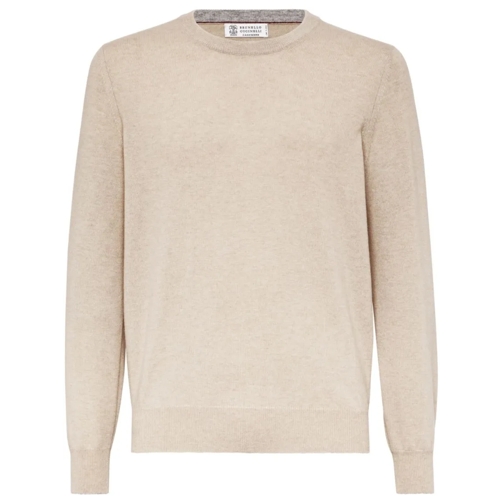 Brunello Cucinelli Pullover Cashmere Sweater Neutrals