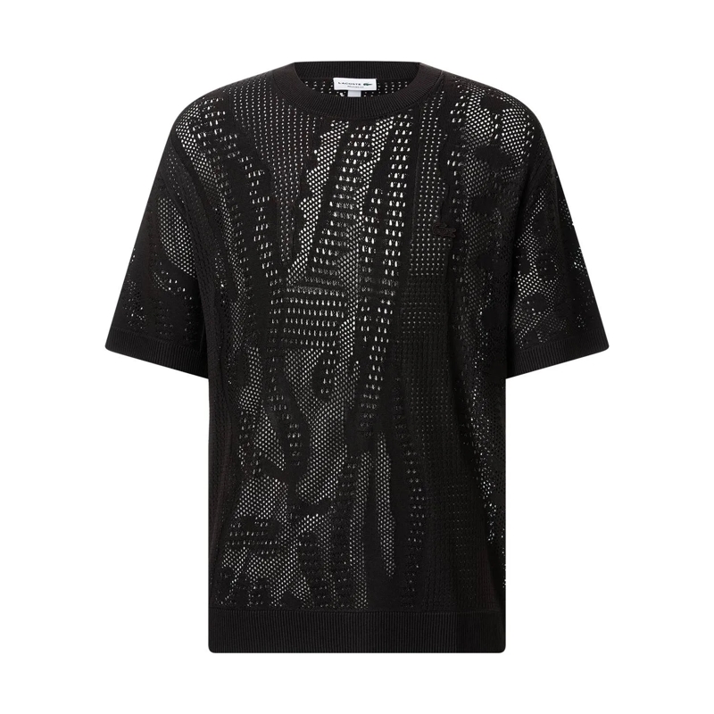 Lacoste T-Shirt T-Shirt mit Rundhalsausschnitt braun