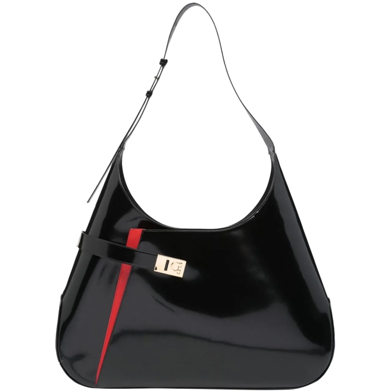 Salvatore Ferragamo Schultertasche Bags Black schwarz