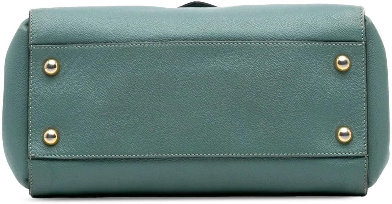Thumbnail - Burberry Hobo Bags - 2000-2017 Medium Grained Calfskin Buckle Tote - Gr. unisize - in Blau - für Damen