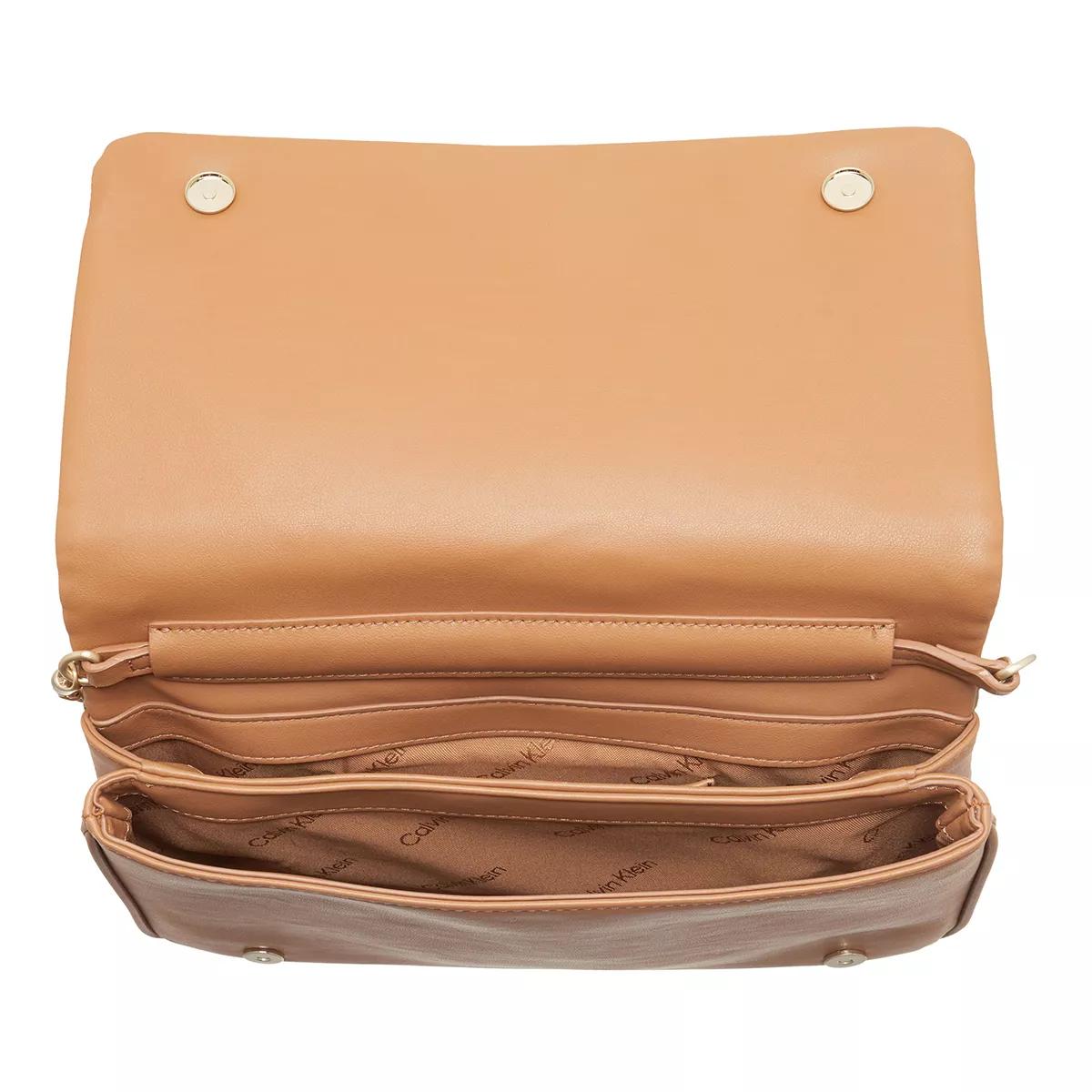 Calvin Klein Crossbody bags Re-Lock Quilt Shoulder Bag in bruin