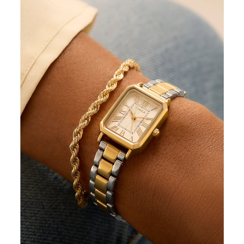 Timex Quarzuhr Quarz-Analoguhr Women's Dress silber(Image 6)