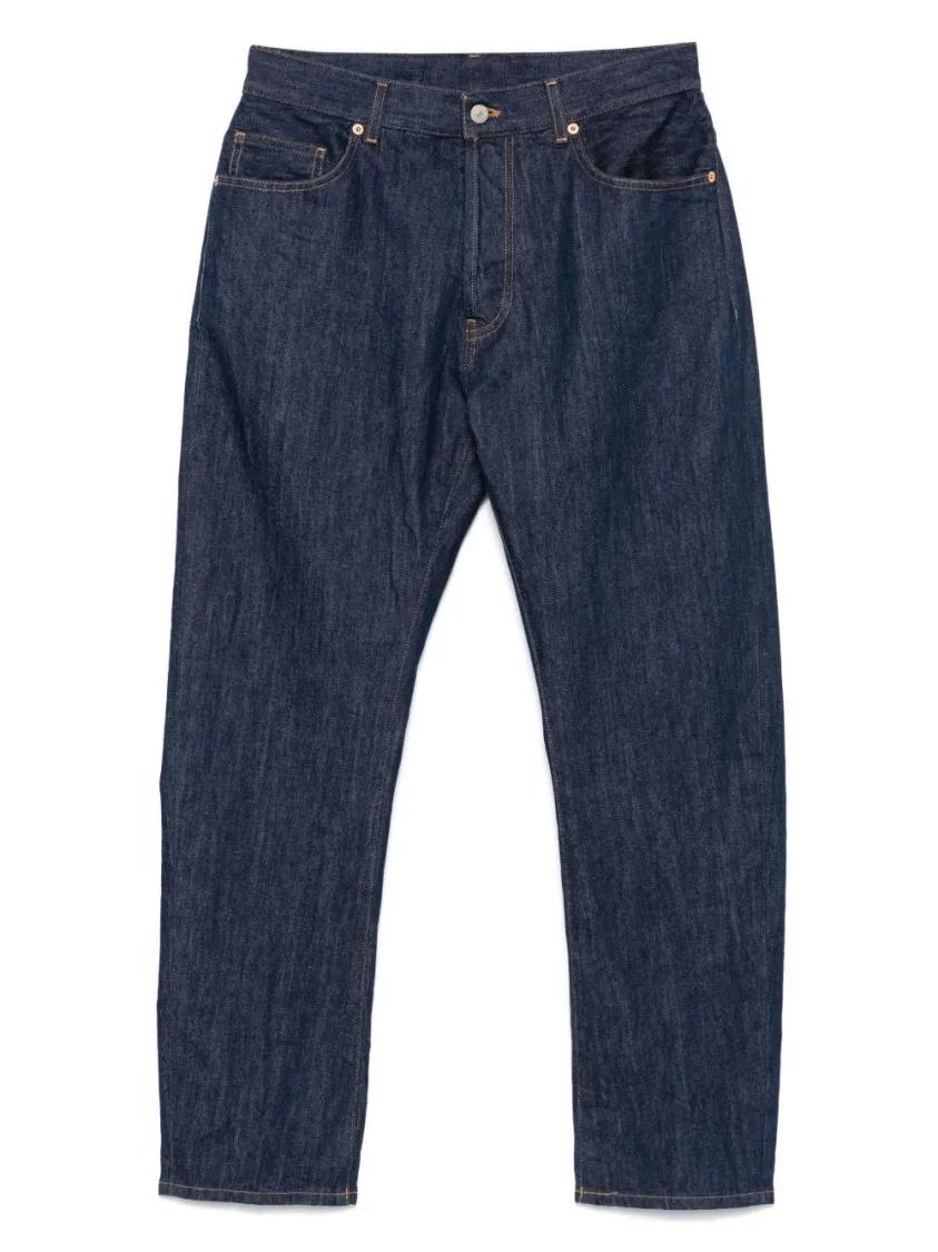 Thumbnail - Dondup - Navy Blue Tapered Leg Five-Pocket Jeans - Größe 31 - blau