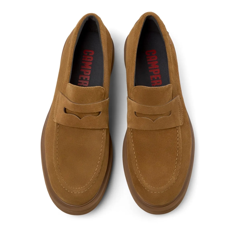 Camper Schnürschuhe Mokassins Norman mittel-braun(Image 5)