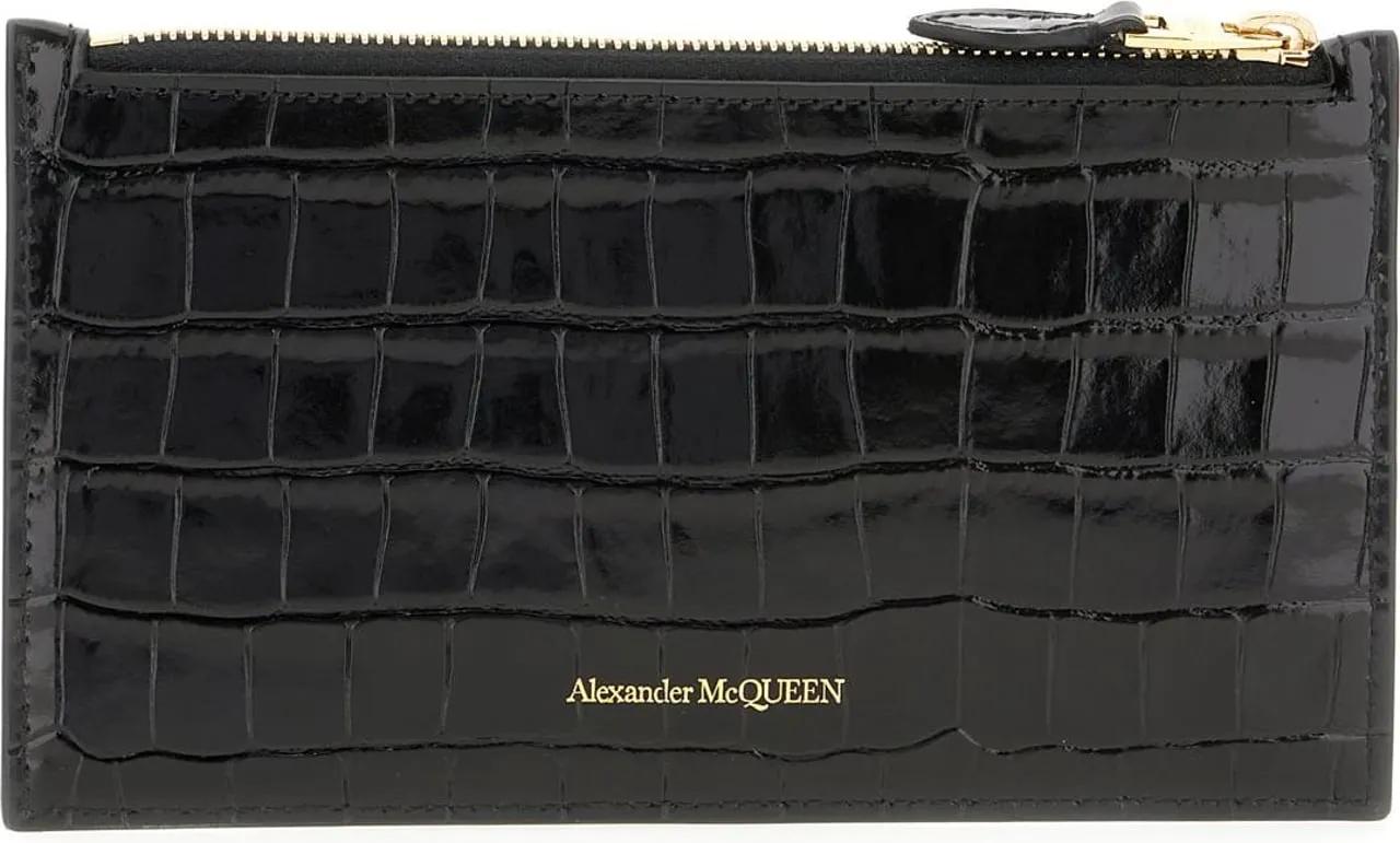 Thumbnail - Alexander McQueen Portemonnaie - Wallet Black - Gr. unisize - in Schwarz - für Damen