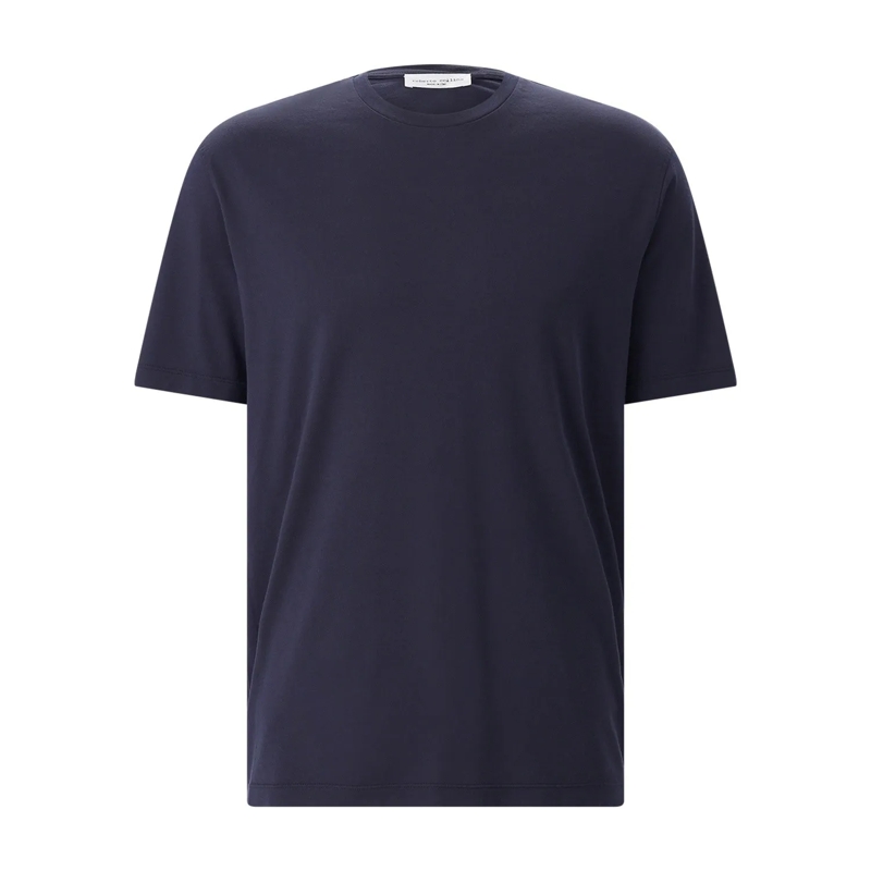 Roberto Collina T-shirt T-Shirt aus Baumwolle dunkelblau(Image 3)