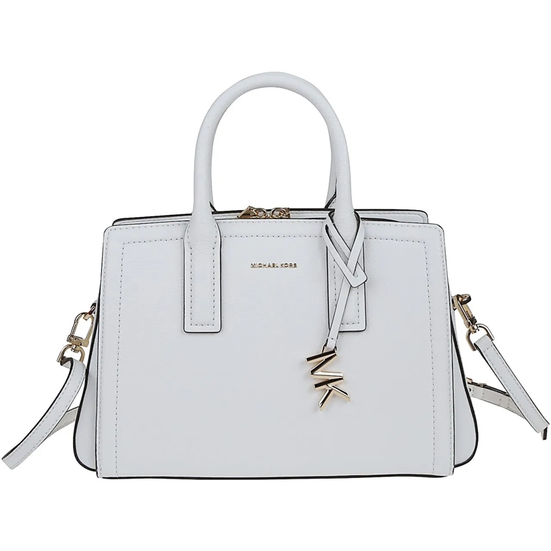 MICHAEL Michael Kors Fourre-tout Small Laila Satchel Bag White weiß