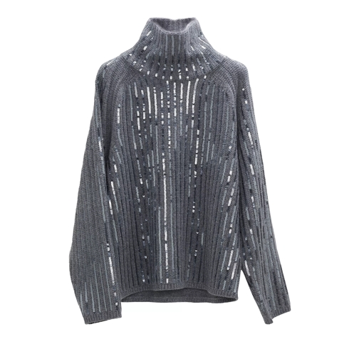 Dorothee Schumacher Wollpullover SEQUIN STATEMENTS Pullover 939 true grey