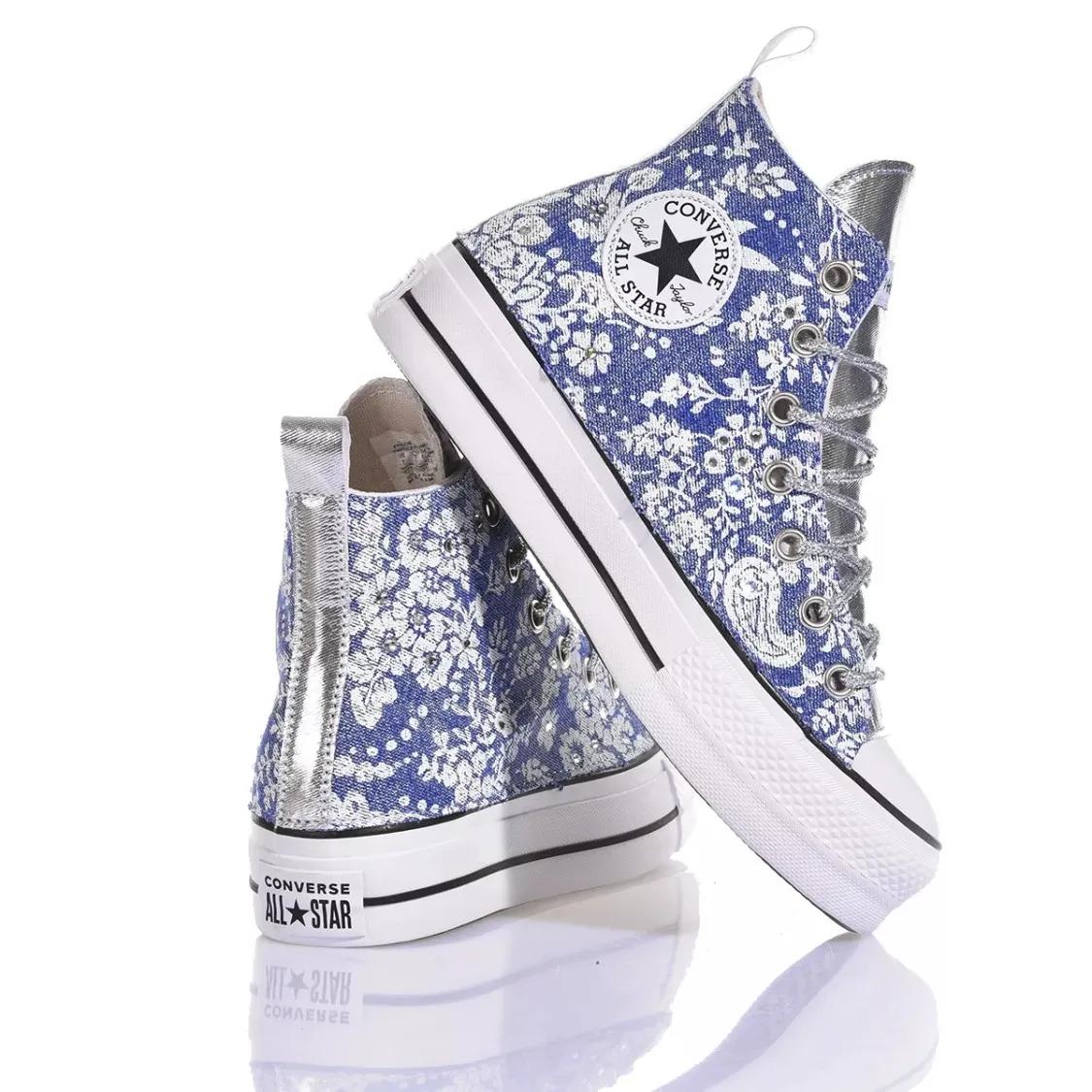Thumbnail - Converse Low-Top Sneaker - Platform Sneakers In Silver Light Blue - Gr. 38 (EU) - in Blau - für Damen