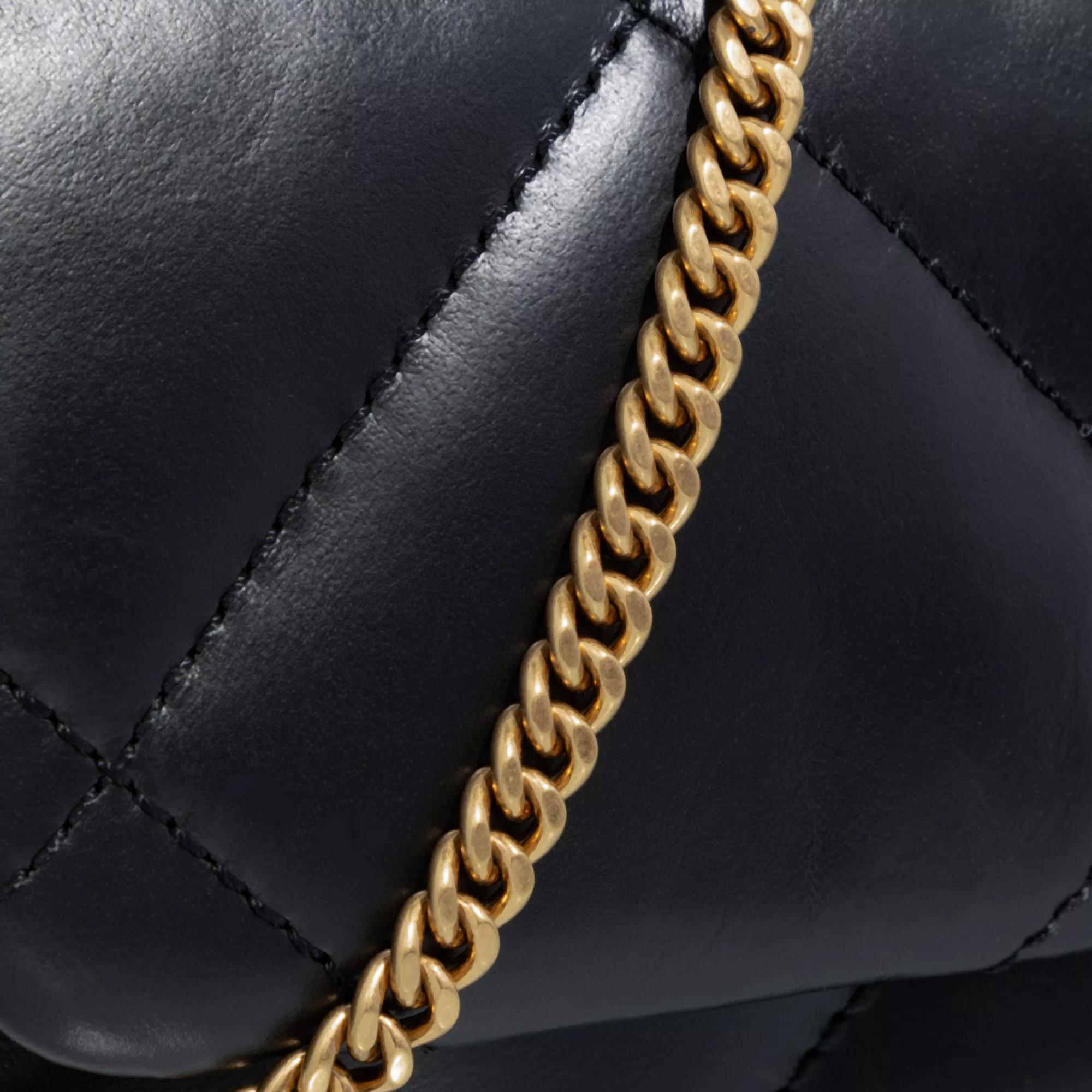 TORY BURCH Crossbody bags Kira Diamond Quilt Mini Flap Bag in zwart