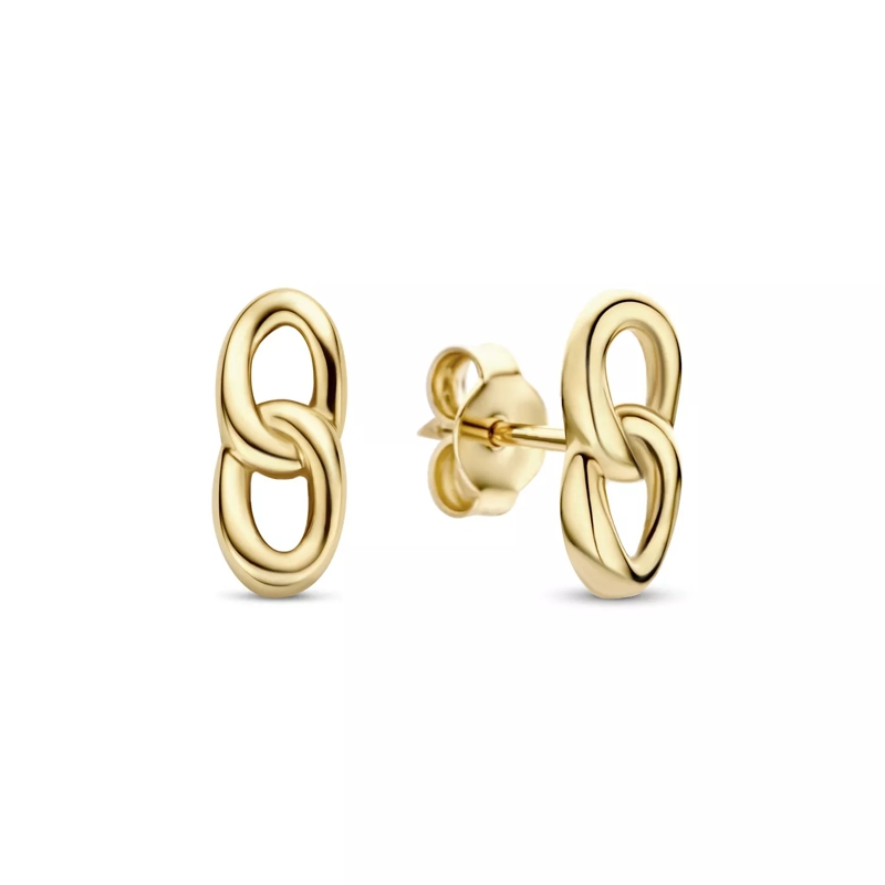 Isabel Bernard Boucles d'oreilles à tige Le Marais Règine 585 Gold Ohrringe Gold