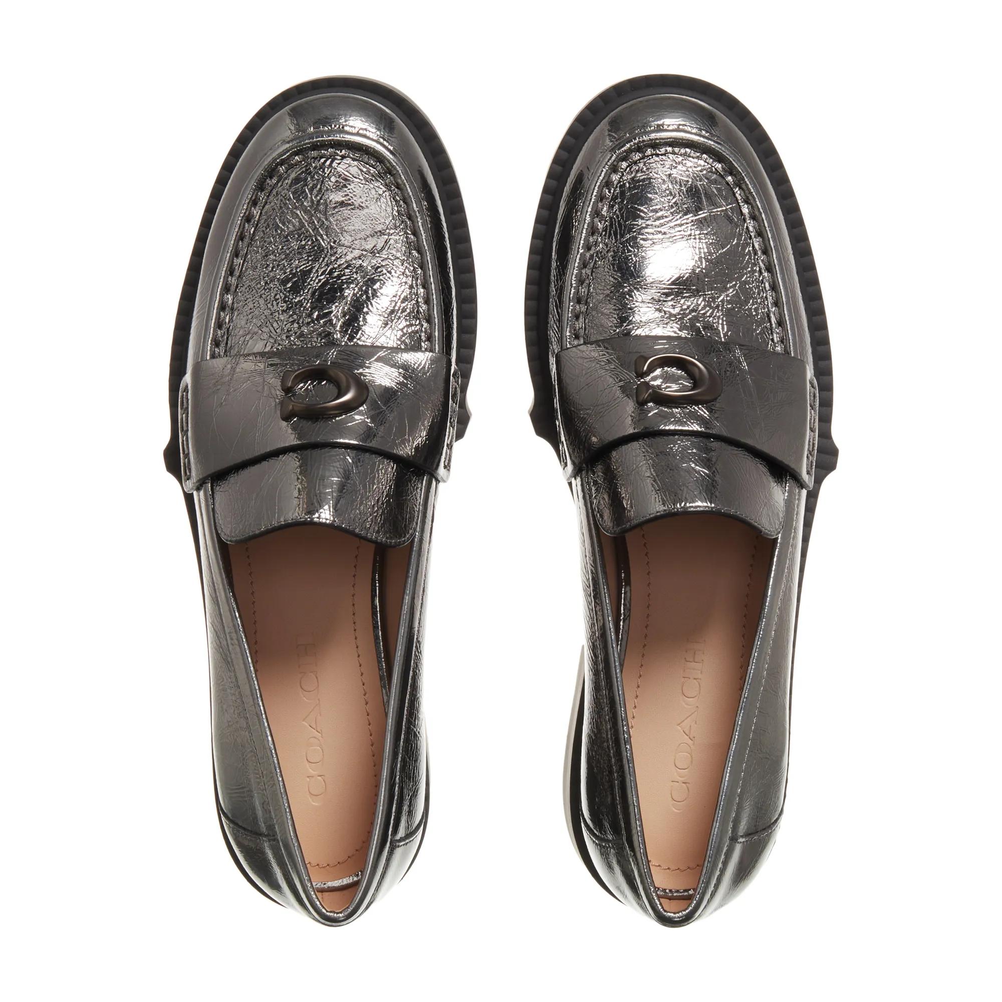 Thumbnail - Coach Loafer - Leah Crinkle Metallic Loafer - für Damen