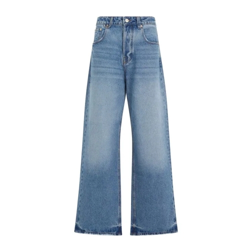 Jacquemus Le De-Nimes Large Blue Cotton Jeans Blue Jeans