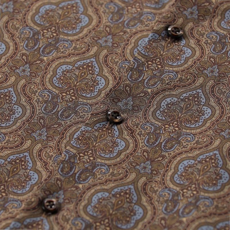 STENSTRÖMS Chemise Regular-Fit Hemd aus Baumwolle braun(Image 3)