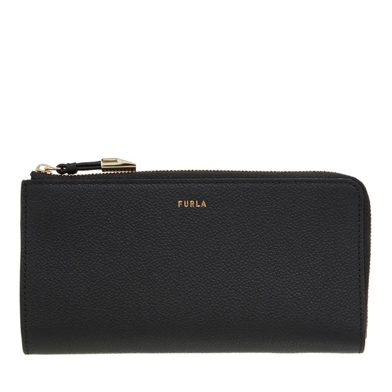Furla Portemonnaie mit Zip-Around-Reißverschluss Furla Goccia L Zip Around Nero
