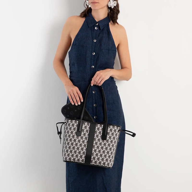 MCM Shopper Liz Vi Shopper Sml Bk, One Size(Image 4)
