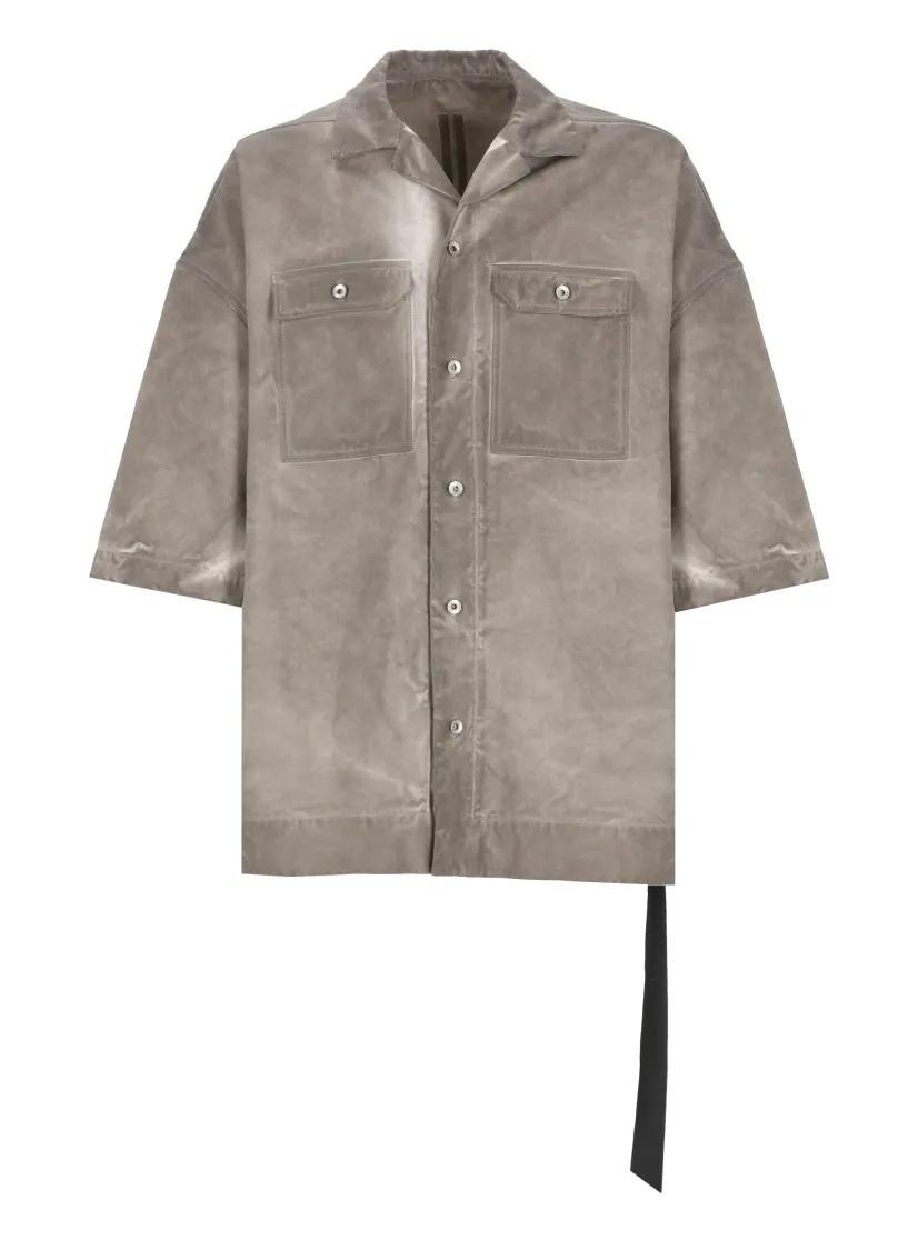 Thumbnail - Drkshdw - Grey Tommy Cotton Shirt - Größe L - grau