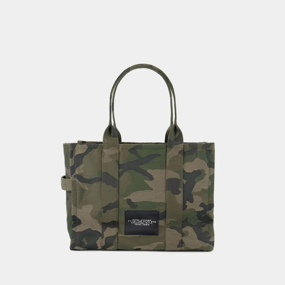 Marc Jacobs Shoppers & Totes The Large Tote Cotton Printed in groen