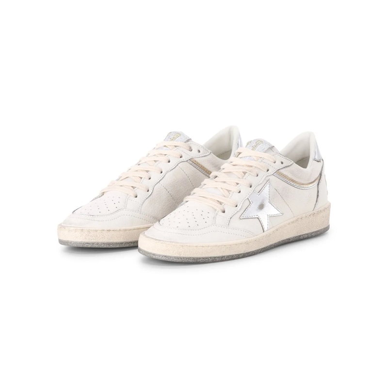 Golden Goose Low-Top-Sneaker Ball Star Nappa Sneaker Weiß