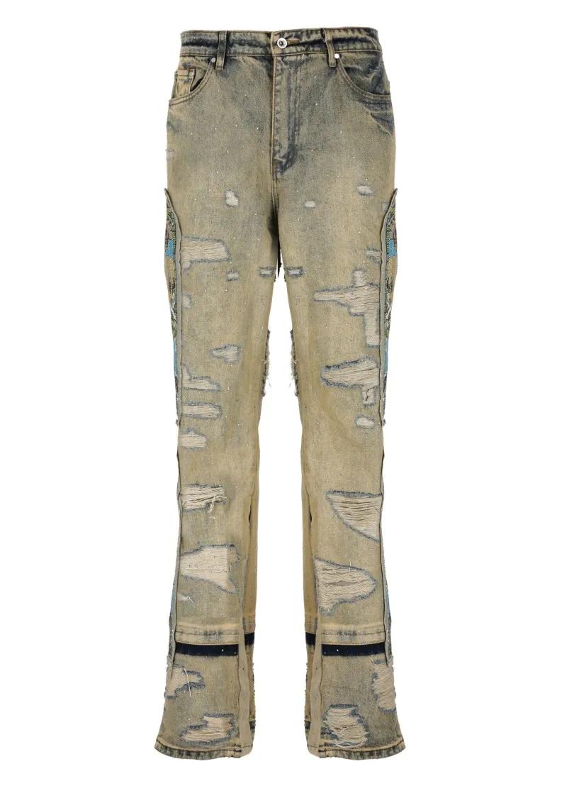 Thumbnail - Who Decides War - Unfurled Cotton Jeans - Größe 36 - beige